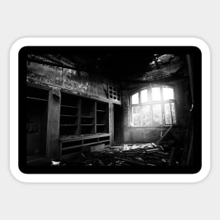 Abandoned room Sticker